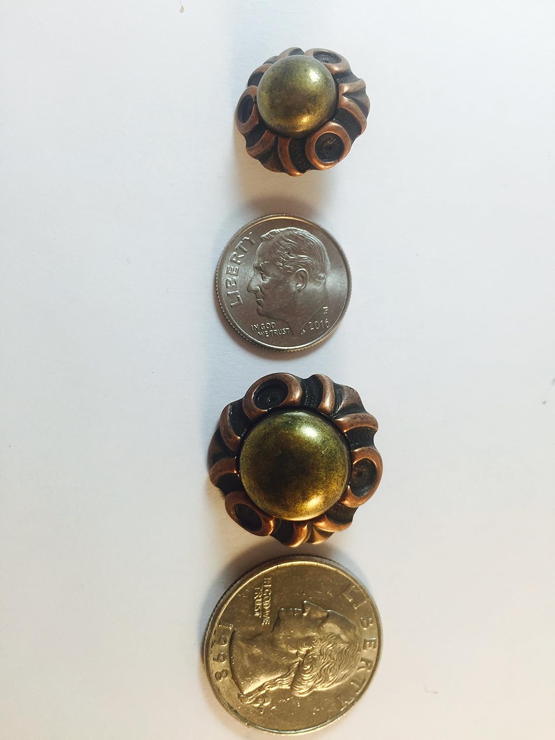 Copper/Brass Buttons Sets Finished ~ for Blazer, Suits, Sport Coat, Uniform, Jacket, Dresses 10 Pc.