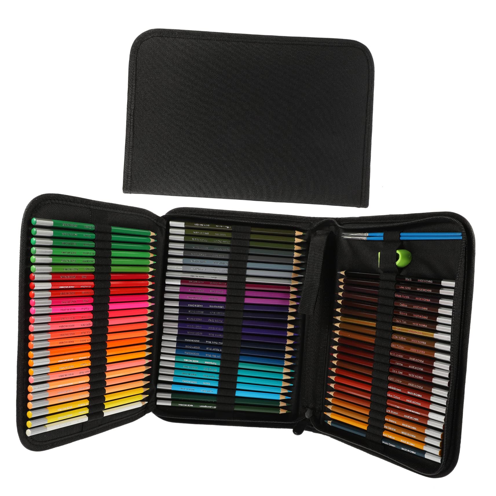 Crayons Aquarelle Professionnels pour Garçon et Filles, 1 Set de Crayons de Couleur en Bois, pour Dessin et Peinture, Matériel de Dessin