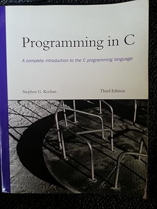 Amazon.com: Programming in C: 9780672326660: Kochan, Stephen G.: Books