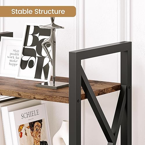 Miniatura 7 de Estantería triple ancha de 5 niveles, estantería de 70.8 pulgadas de alto con 14 estantes abiertos, estantes industriales grandes y estanterías con