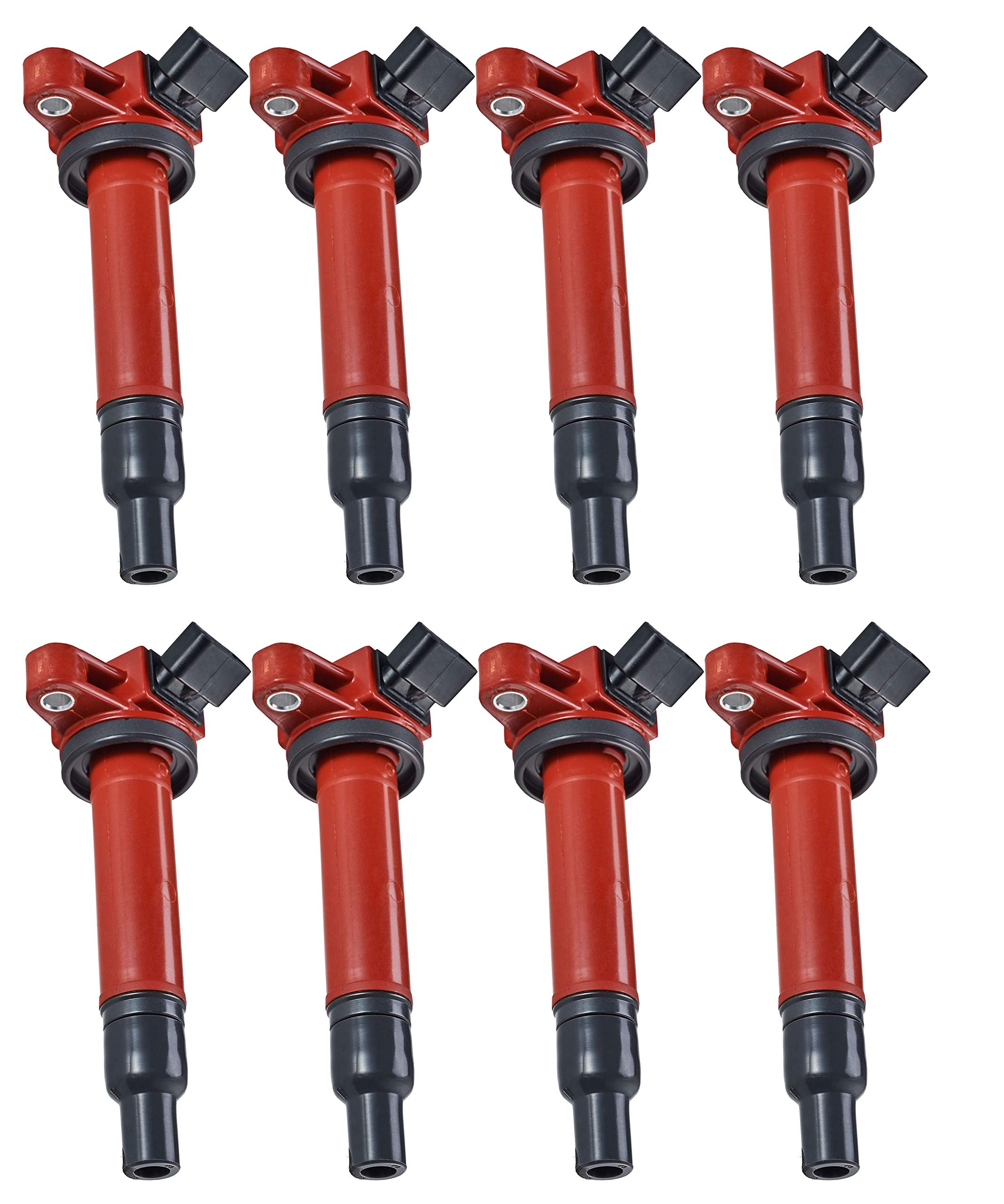 ENARed 8 Ignition Coil V8 4.3 4.7 2000 2001 2002 2003 2004 205 2006 2007 2008 2009 Compatible with Toyota Lexus Tundra Sequoia Land Cruiser 4Runner LX470 GX470 GS430 LS430 SC430 Coils for UF230 UF493
