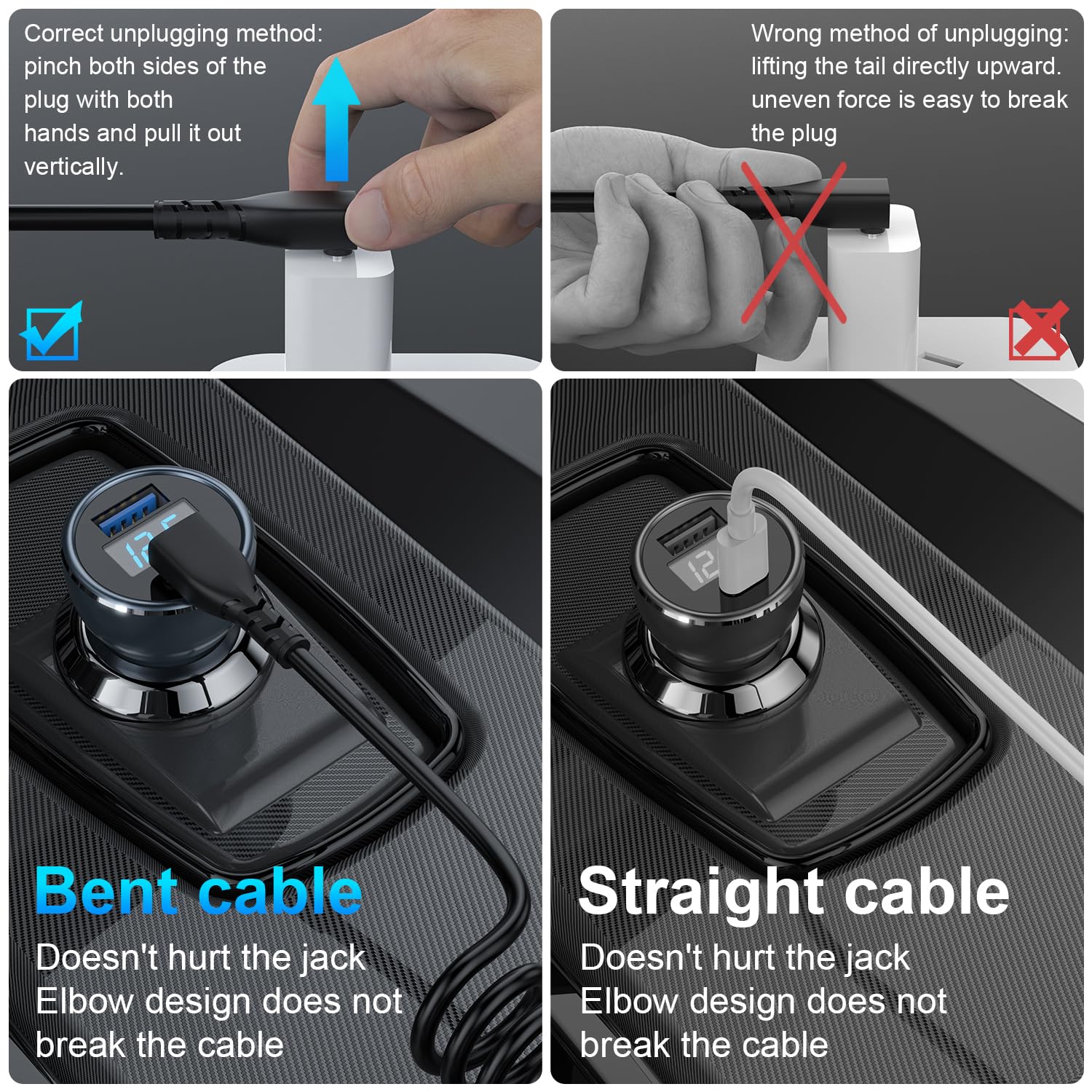 Cavo USB C a Spirale, [1,8M] Cavo USB C da 60W per Carica Dati 2 in 1 ad Angolo Retto CarPlay, Compatibile Android Auto, Tesla Model Y/3/X/S, iPhone 16/15/14/13 Pro Plus Max, Galaxy, Google, Tablet