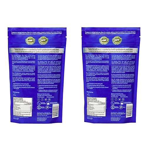 Miniatura 3 de Celtic Sea Salt - Sal fina molida, 2 bolsas resellables, 1 libra