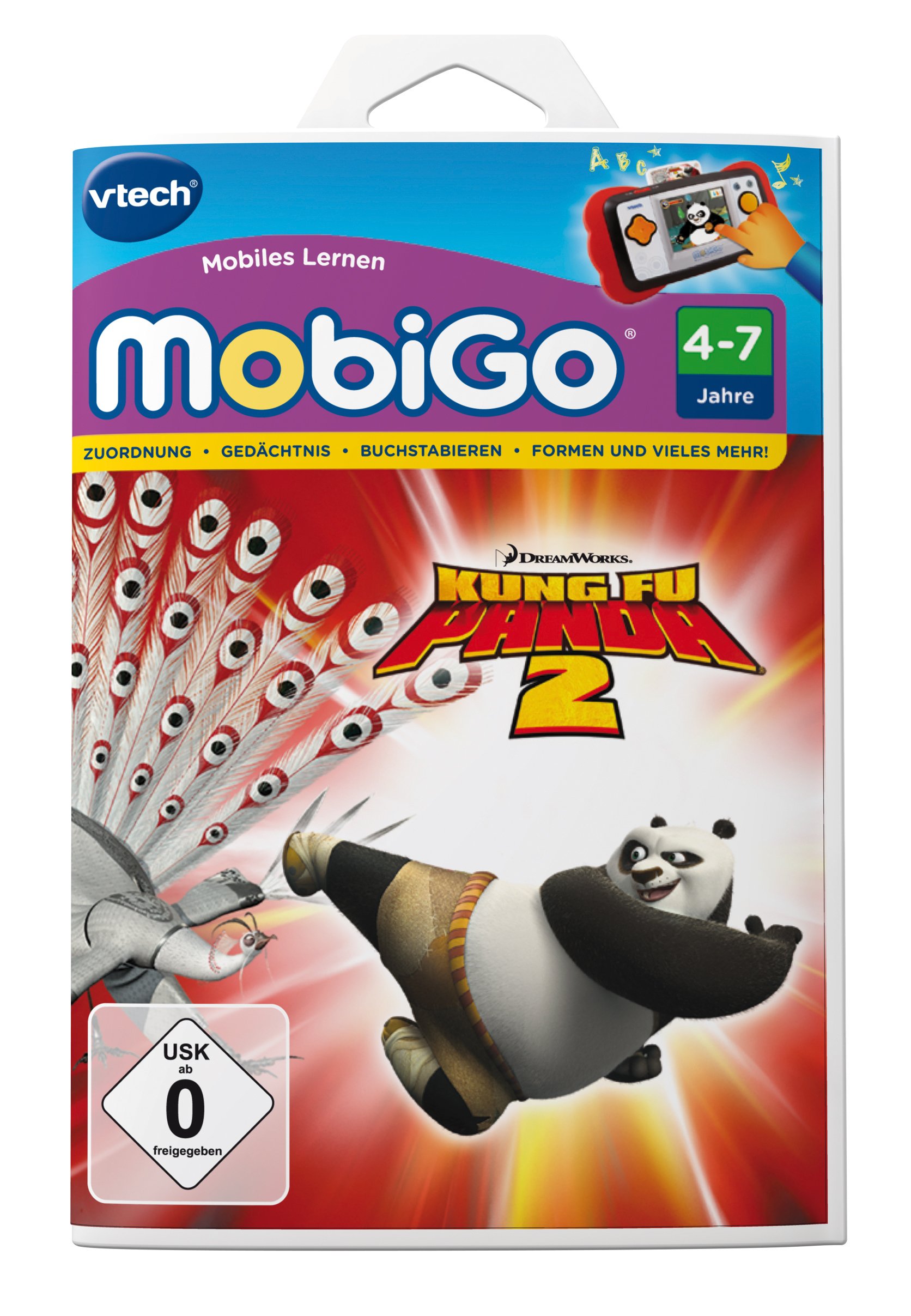 VTech 80-252004 - MobiGo Lernspiel Kung fu Panda 2