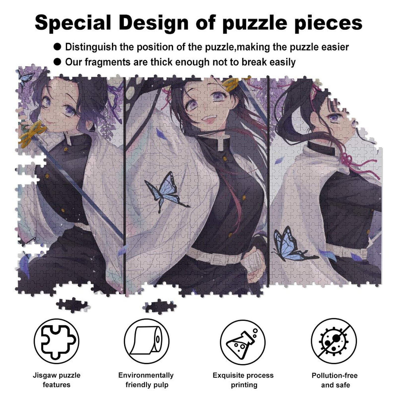 Amazon.co.jp: 鬼滅の刃 ジグソーパズル 1000 PCS GM498-栗花落カナヲ