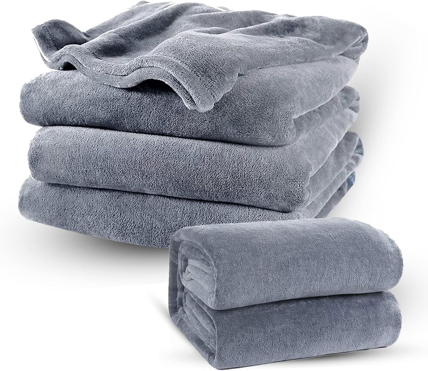 Fleece Blanket Faux Fur Extra Soft ThrowPlush Fuzzy Bed