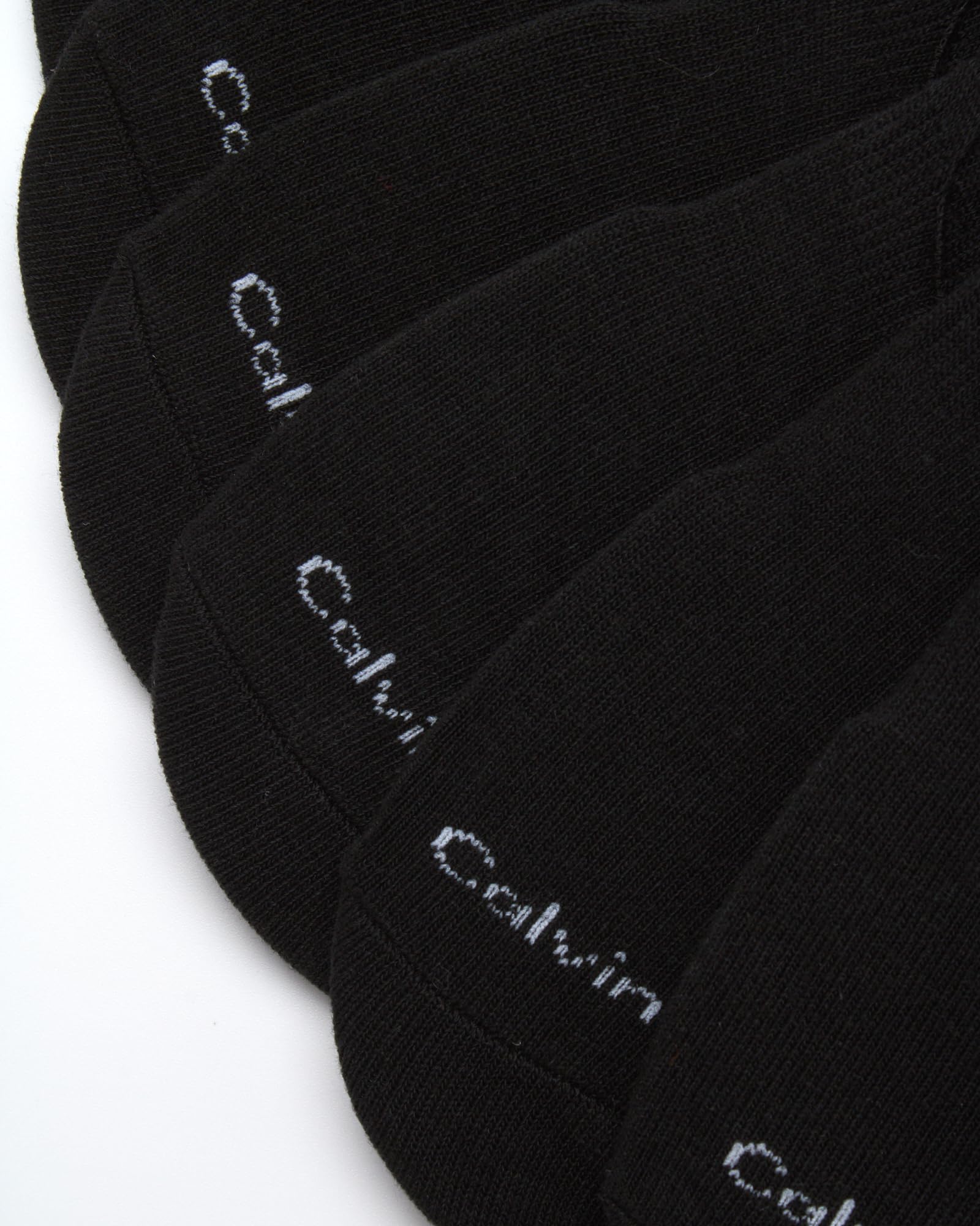 Calvin Klein Calcetines invisibles para hombre, paquete de 6 unidades, mezcla de algodón suave, forro invisible, con agarre en el talón (talla 7-12)