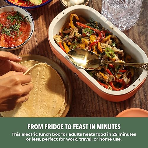 Miniatura 4 de UVI, Fiambrera eléctrica autodesinfectante para adultos, calentador de alimentos portátil para trabajo y viajes, lonchera portátil con calefacción