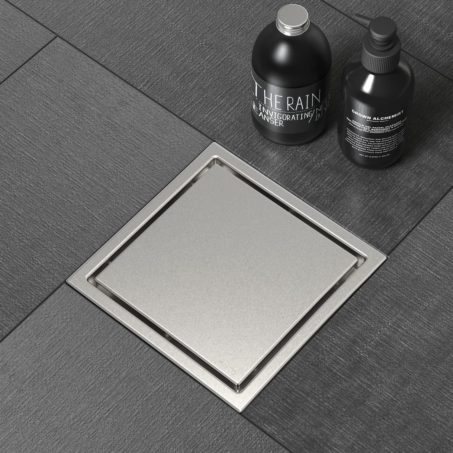 Drenaje de piso anti-olor de acero inoxidable 304 Ducha cuadrada Drenaje de piso para baño Aseo Cocina 110 x 110 mm