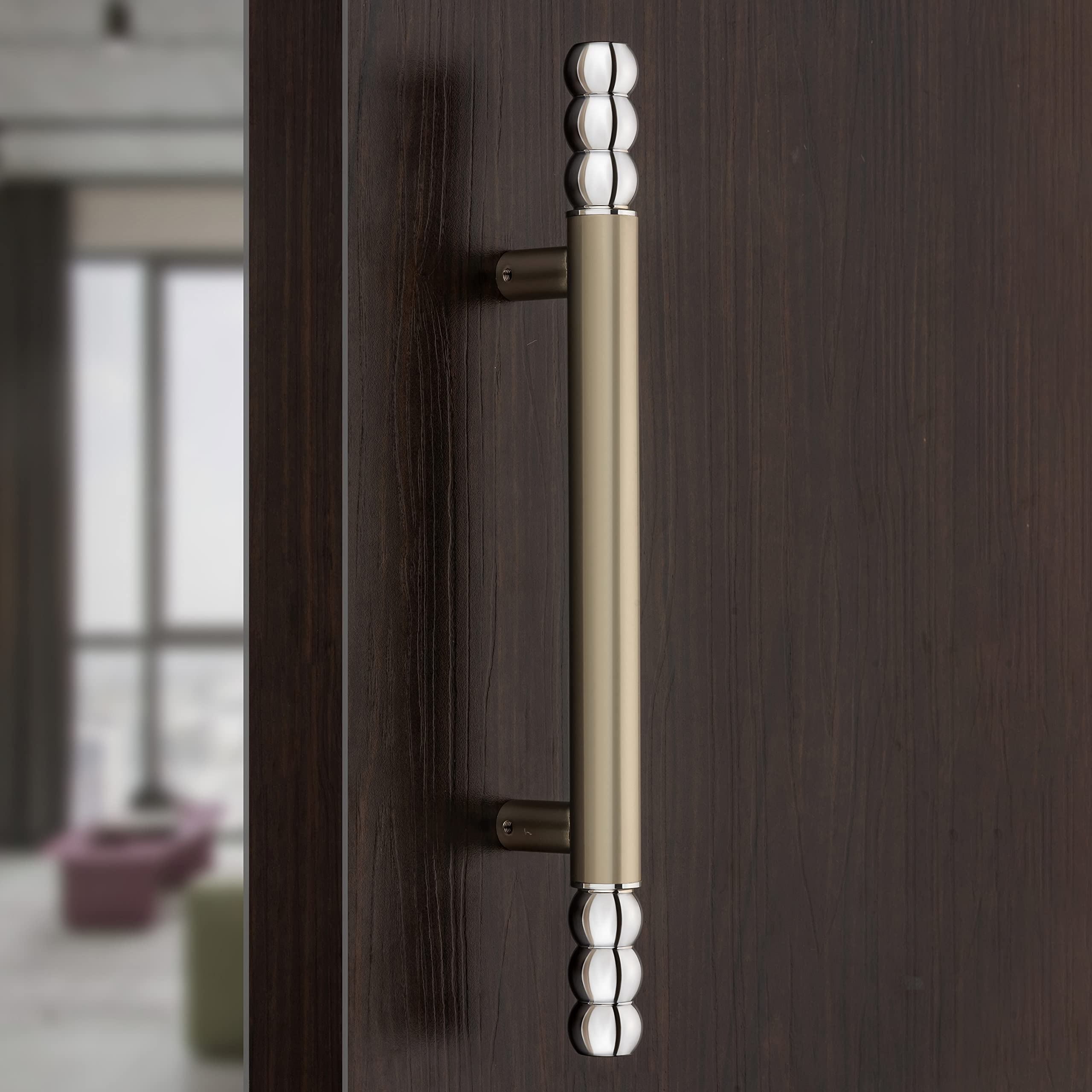 Plantex Premium Main Door Handle/14 Inch Door Handle for Main Door/Pull-Push Door Handle for Home/Office/Hotel - Pack of 1 (Satin White-Chrome Finish) - 3 Years Warranty (B0C6GY7MLL) Amazon Price History, Amazon Price Tracker