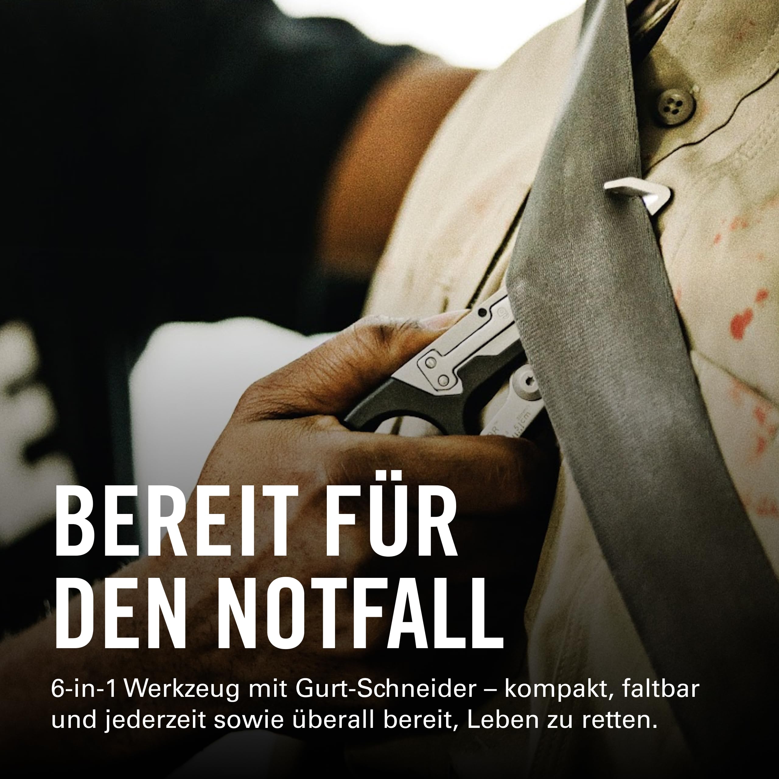 Leatherman Raptor Rescue, Wald mit Utility Holster | Klappschere mit Gurtschneider & Glasbrecher, Für Profis, Sanitäter, Feuerwehr