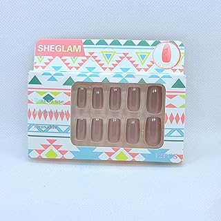 اظافر مربعة الشكل بتصميم عين القطة - 10 ظلال فاخرة ومبهرة مع لمسة نهائية جل لصالونات التجميل، اظافر صناعية بتاثير مغناطيسي، تغطية كاملة لمظهر صالون التجميل (رمادي)