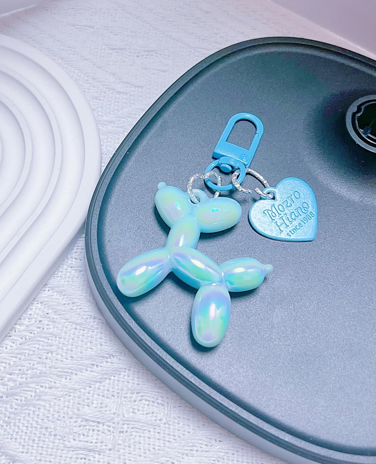 Cute Keychain Balloon Dog Bag Charms for Women, Aesthetic Y2K Key Chain Accessories for Purse Backpack Handbags - Image 6