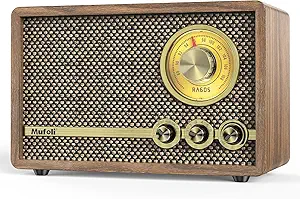 Retro Radio with Bluetooth Speaker