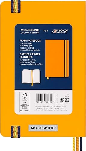 Miniatura 3 de Moleskine Limited Edition Notebook K-Way, Large, Plain, Orange (5 x 8.25)