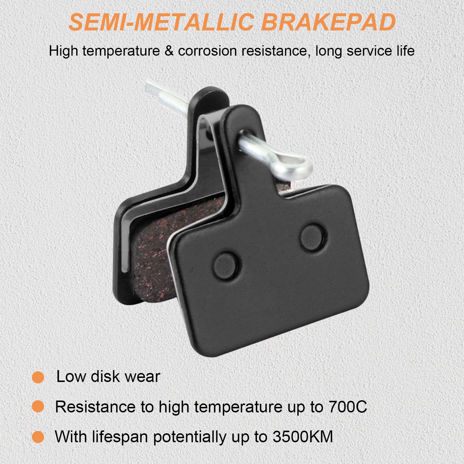 Pastiglie Freni Bici Elettrica 4 Paia - Compatibili Shimano E Tektro - Foto 8