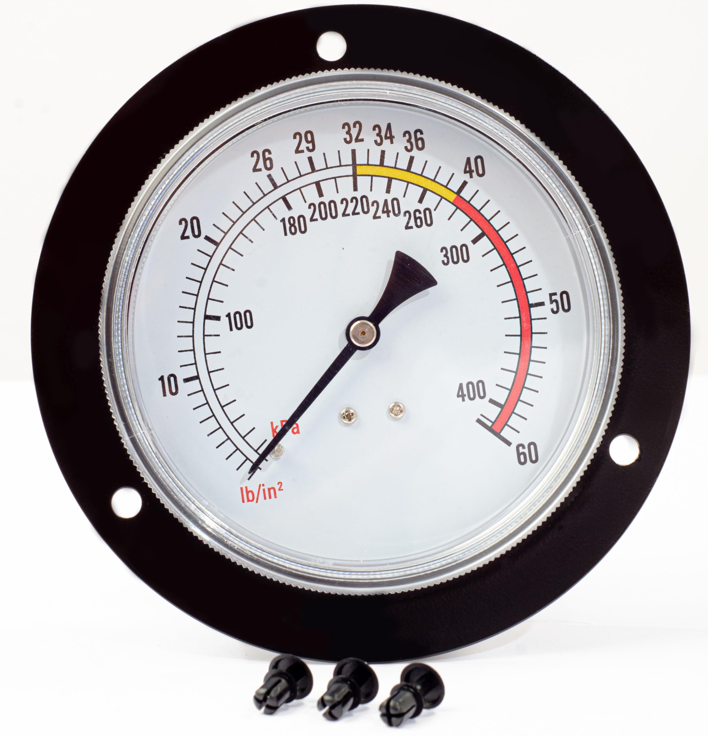 MEGA MOTION Air Pressure Gauge 0–60 PSI for Coats® Tire Changer/Tire Machine, Air Dial Gauge Replacement, Tire Machine Parts & Accessories, Replaces 8107985/107985