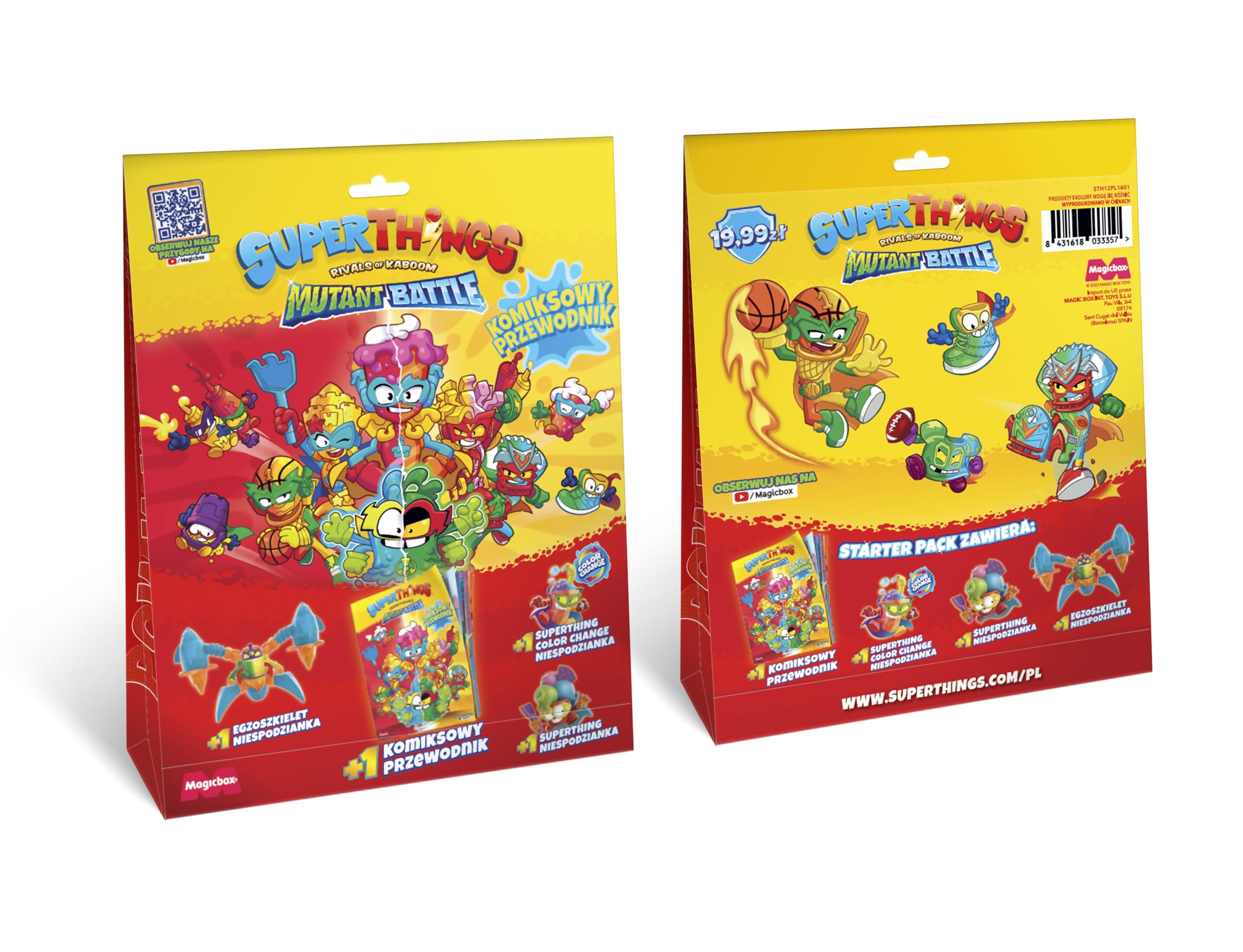 Amazon.com: SUPERTHINGS Mutant Battle - Starterpack 1x12 : Toys