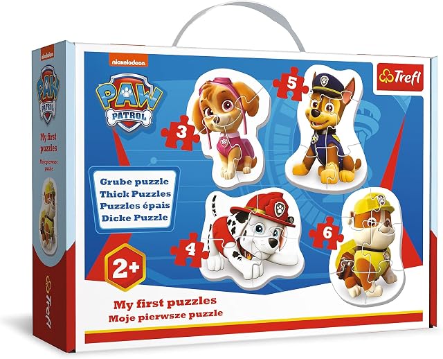 Trefl 916 36087 EA Baby Puzzle Paw Patrol, Coloured