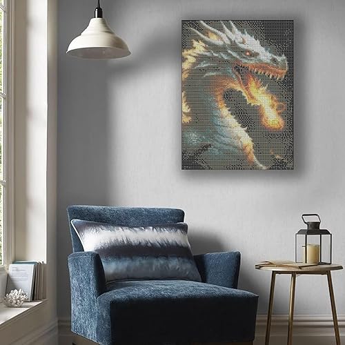 Miniatura 6 de CoHraeu Kits de pintura de diamantes 5D, kits de arte de diamantes para adultos y niños, diamantes de imitación de taladro completo, manualidades,