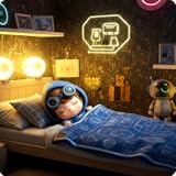 Asleep Hiro Slumbering to Inventor Hero's Soothing Sounds & Workshop Drone Hum for Fire TV & Fire Tablet