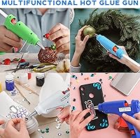 Vista 6 de Zhengmy 16 Pcs Mini Hot Glue Gun with 40 Sticks Crafts Hot Glue Guns High Temp Repairs Kit for School DIY Arts Class Projects Office Home Quick