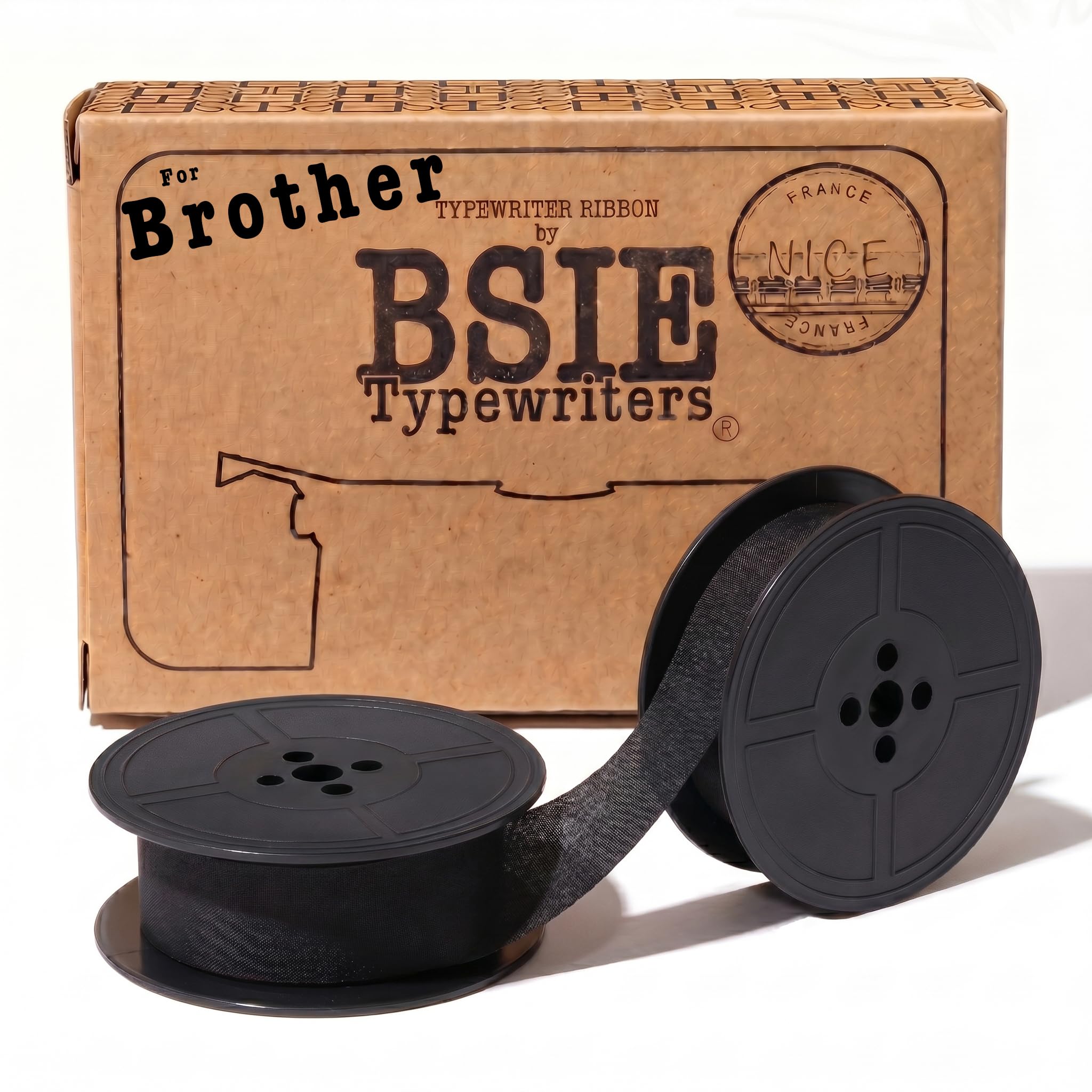 Brother Typewriter Ribbon - BSIE TYPEWRITERS (Black) — image 1