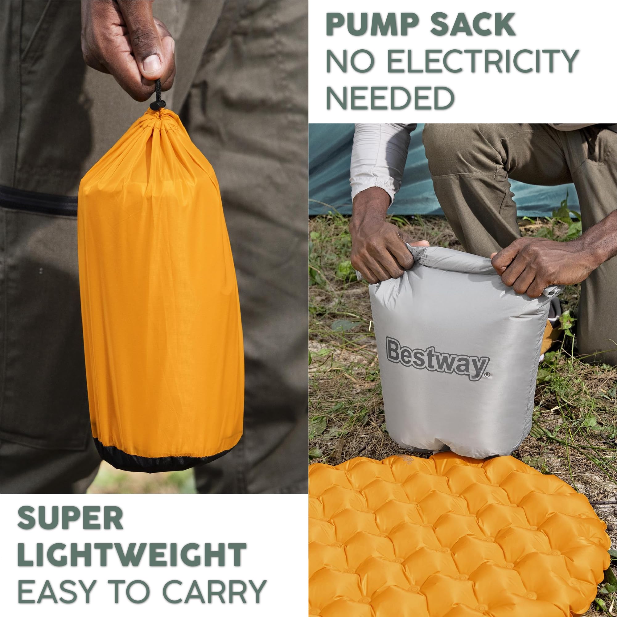 Amazon.co.jp: Bestway 断熱スリーピングパッド キャンプ用