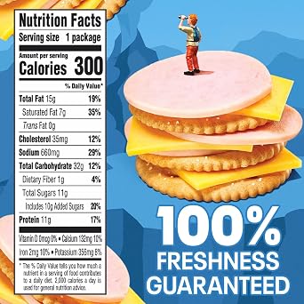 Salutem Vita Turkey & American Cheese Snack Pack, 3.2 oz, Gift Set Pack of 12