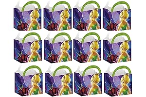 12 Pack Unique Tinker Bell Party Boxes
