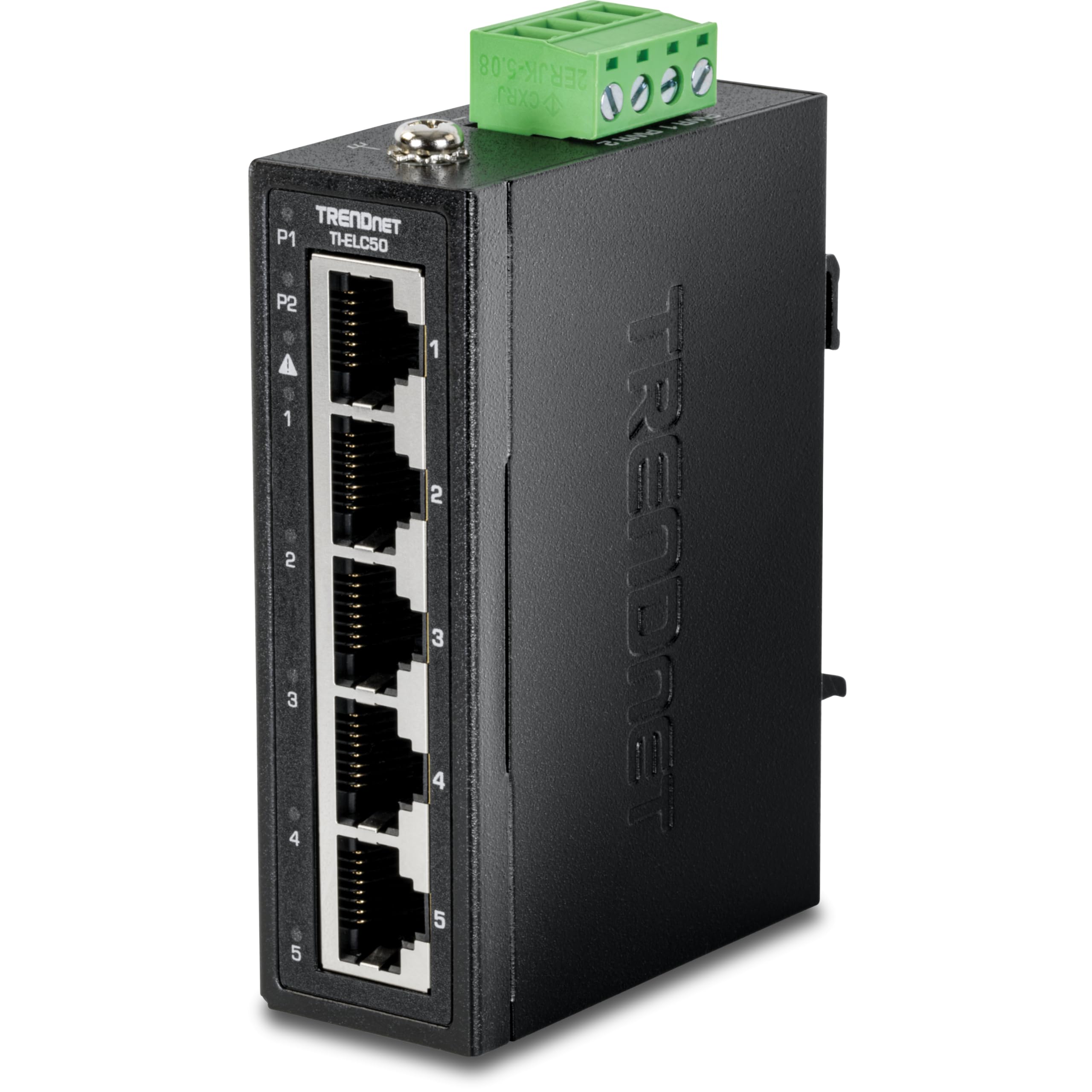 TRENDnet 5-Port Industrial Fast Ethernet DIN-Rail Mini Switch, TI-ELC50, 5 x 10/100Mbps Ports, IP30 Rated Housing, 1Gbps Switching Capacity, Black-image-21