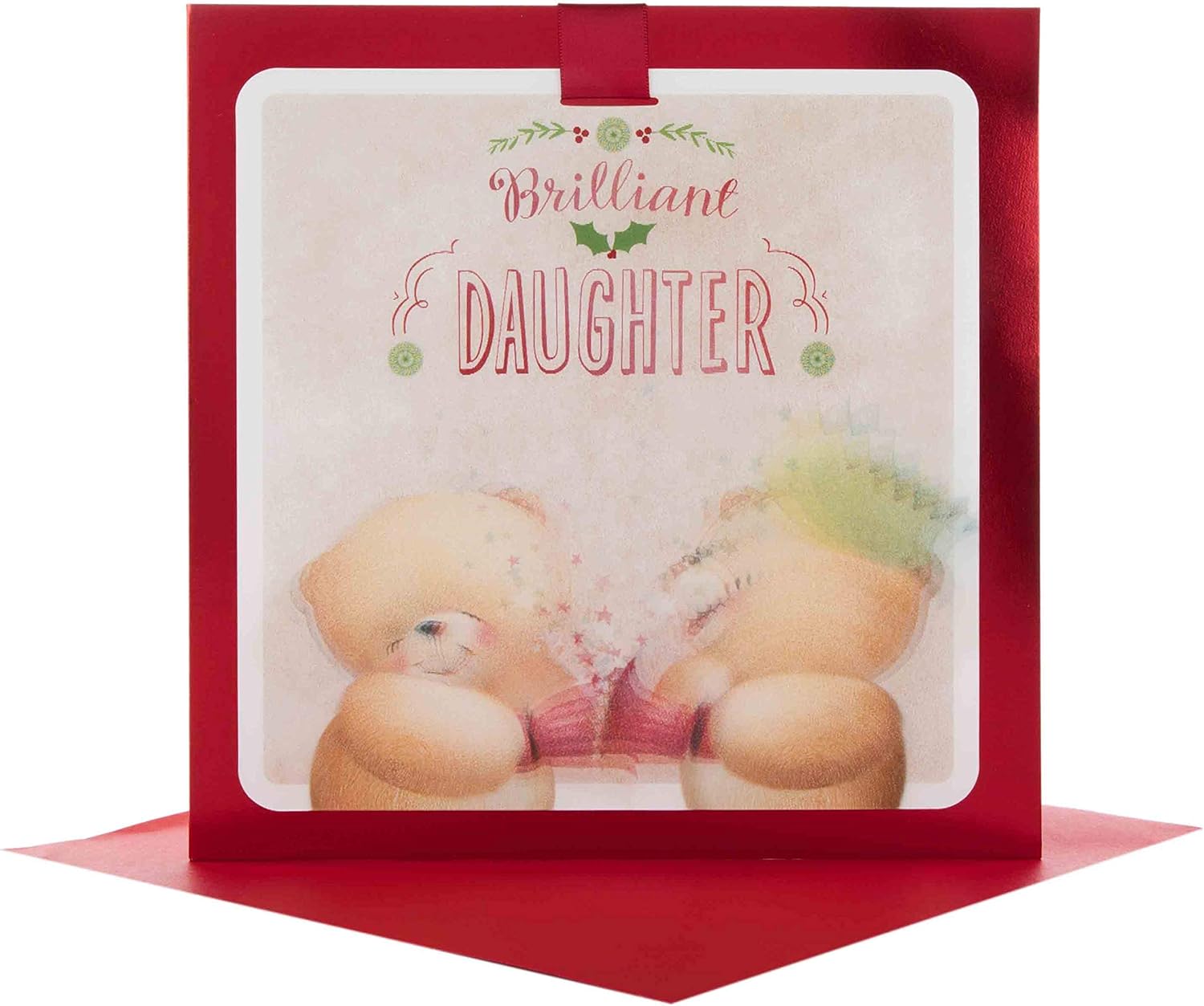 Hallmark 25499056 Large Forever Friends Daughter Christmas Card 'Lenticular'