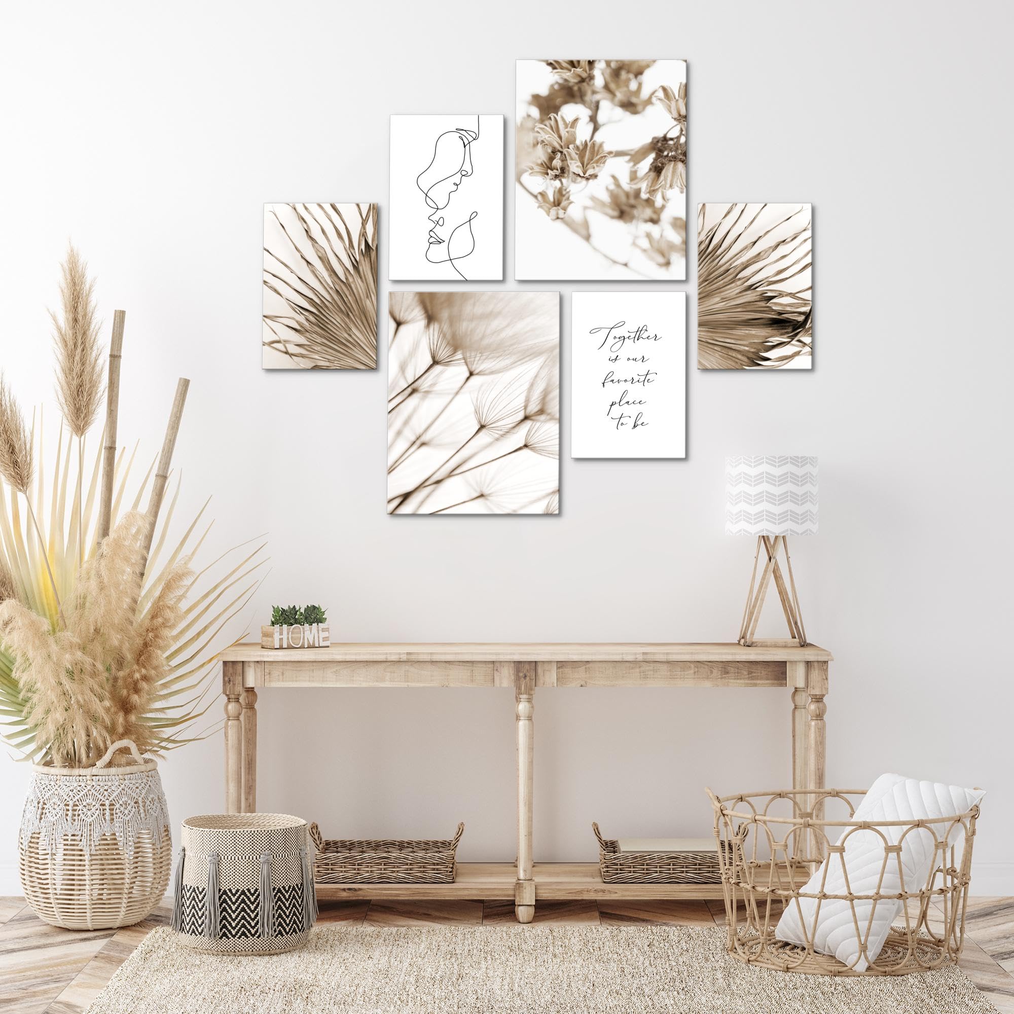 Printerland Quadro Moderno MARE SPIAGGIA Stelle Conchiglie Quadri moderni soggiorno da Parete XXL grande Stampa su tela Canvas Decorazione Murale muro Arredo Camera da letto Cucina (30x50 cm, 3