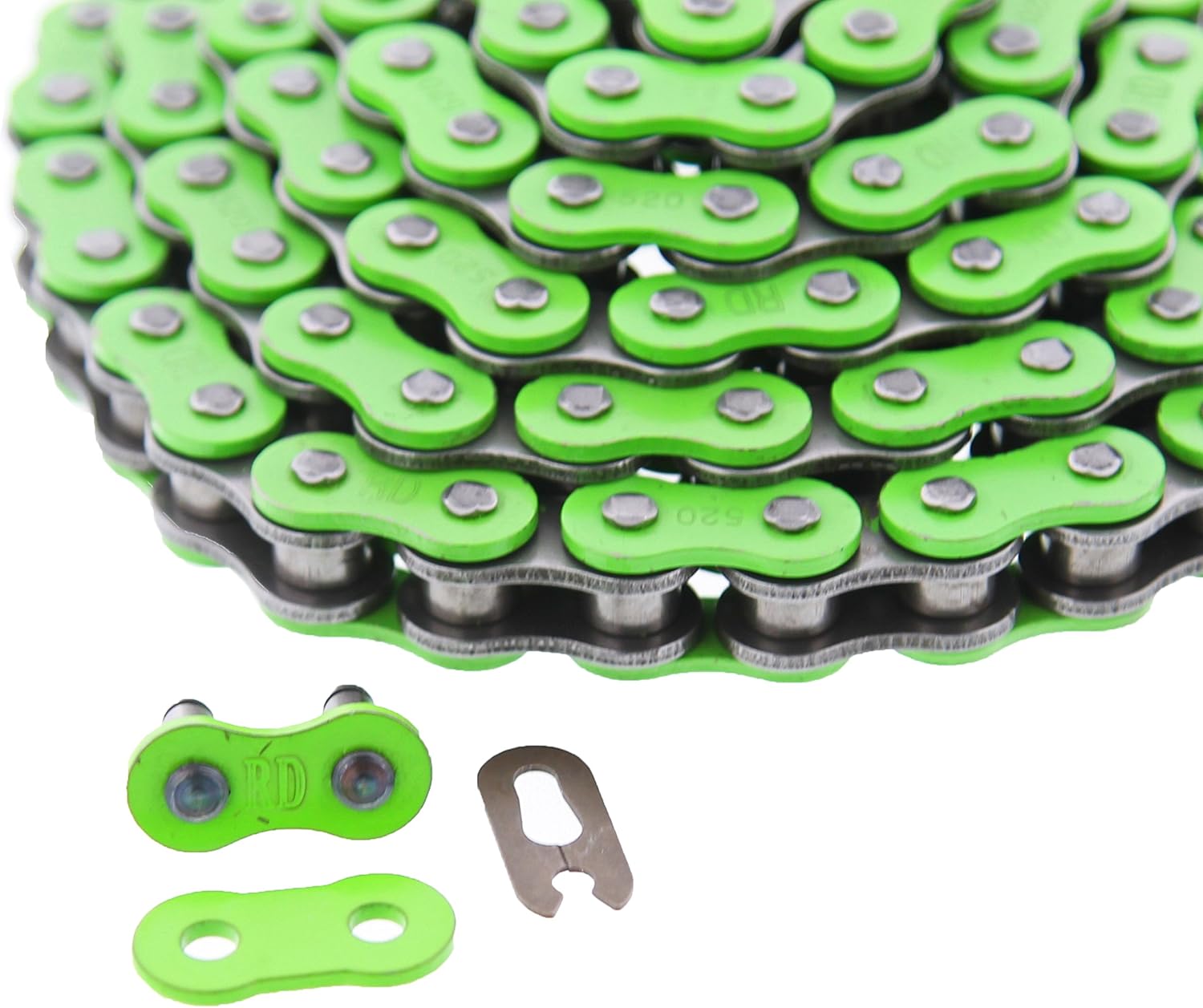 Chain & Sprockets for Kawasaki KFX450R KFX450 2008-2014 Green Non O-Ring 14/38