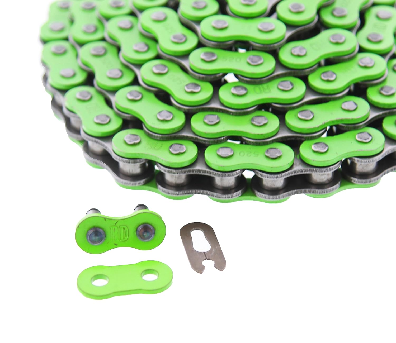 Green Non O-Ring Chain for Kawasaki KFX400 KFX 400 2004 2005 2006 520-96L