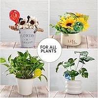 Vista 4 de 16 unidades de dispositivos de riego de plantas de 5.1 fl oz pequeños globos de riego automático para macetas de interior y exterior, globos