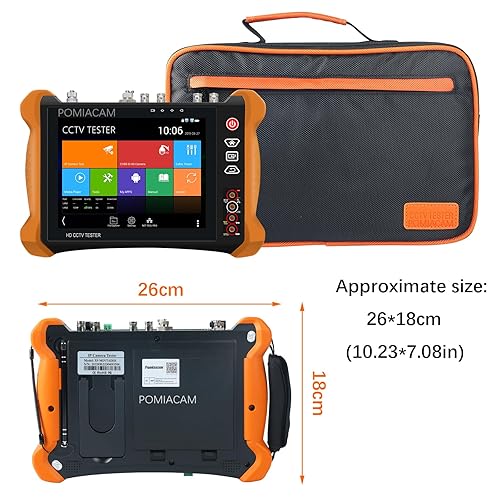 Miniatura 7 de Probador de cámara IP X9-MOVTADHS Pro pantalla táctil de retina de 8 pulgadas, compatible con 8MP TVI/AHD/CVI CVBS SDI 8K H.265 prueba de cámara IP