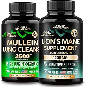 Verbasco Pulizia Polmoni Integratore Vegetariano Integratore In - Foto 2