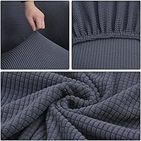 Vista 3 de SearchI - Funda protectora de sillón, diseño geométrico, de licra elástica, removible