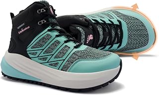 Women's Waterproof Wide Toe Box Orthopedic Hiking Boots: Arch Support Trail Shoes for Plantar Fasciitis, Flat Feet, Non‑Slip Diabetic Walking Trekking Boots for