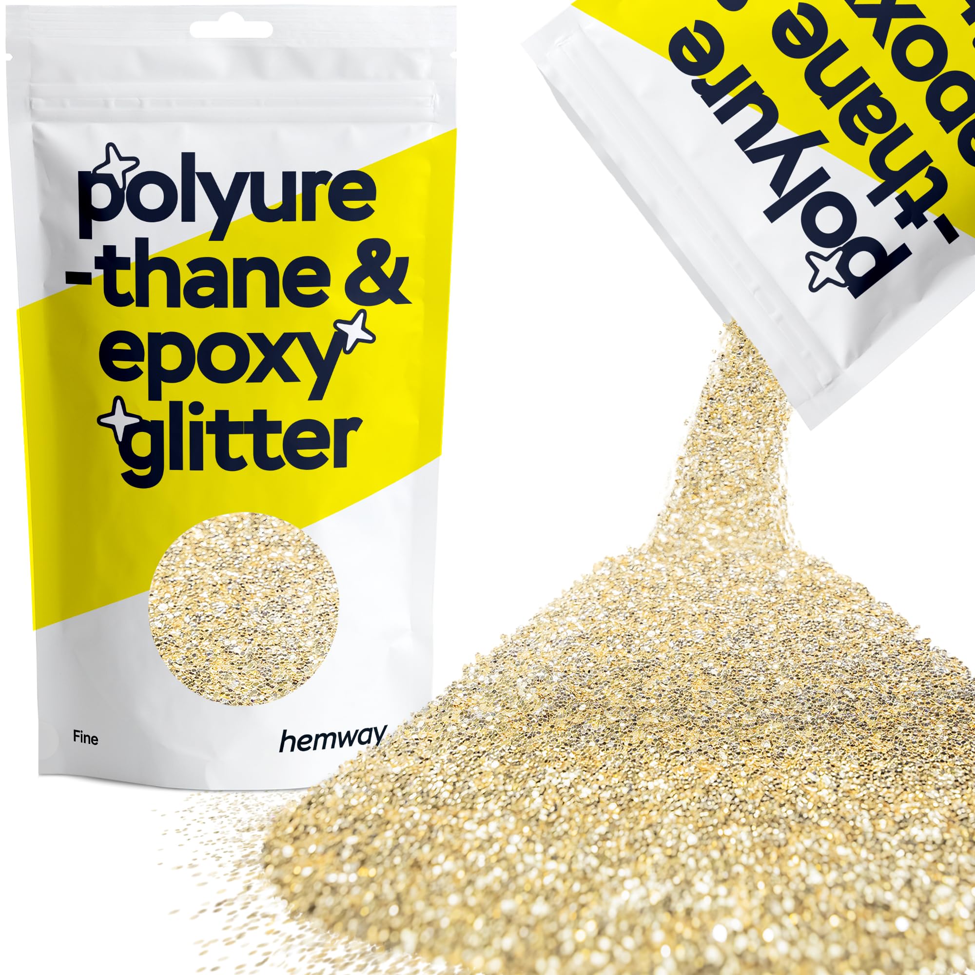 Hemway Resin Glitter Bronze Brown 100g Super Chunky | Polyurethane & Epoxy Glitter for Resin Crafts, Tumblers, Coasters, Floor & Table Art — view 161