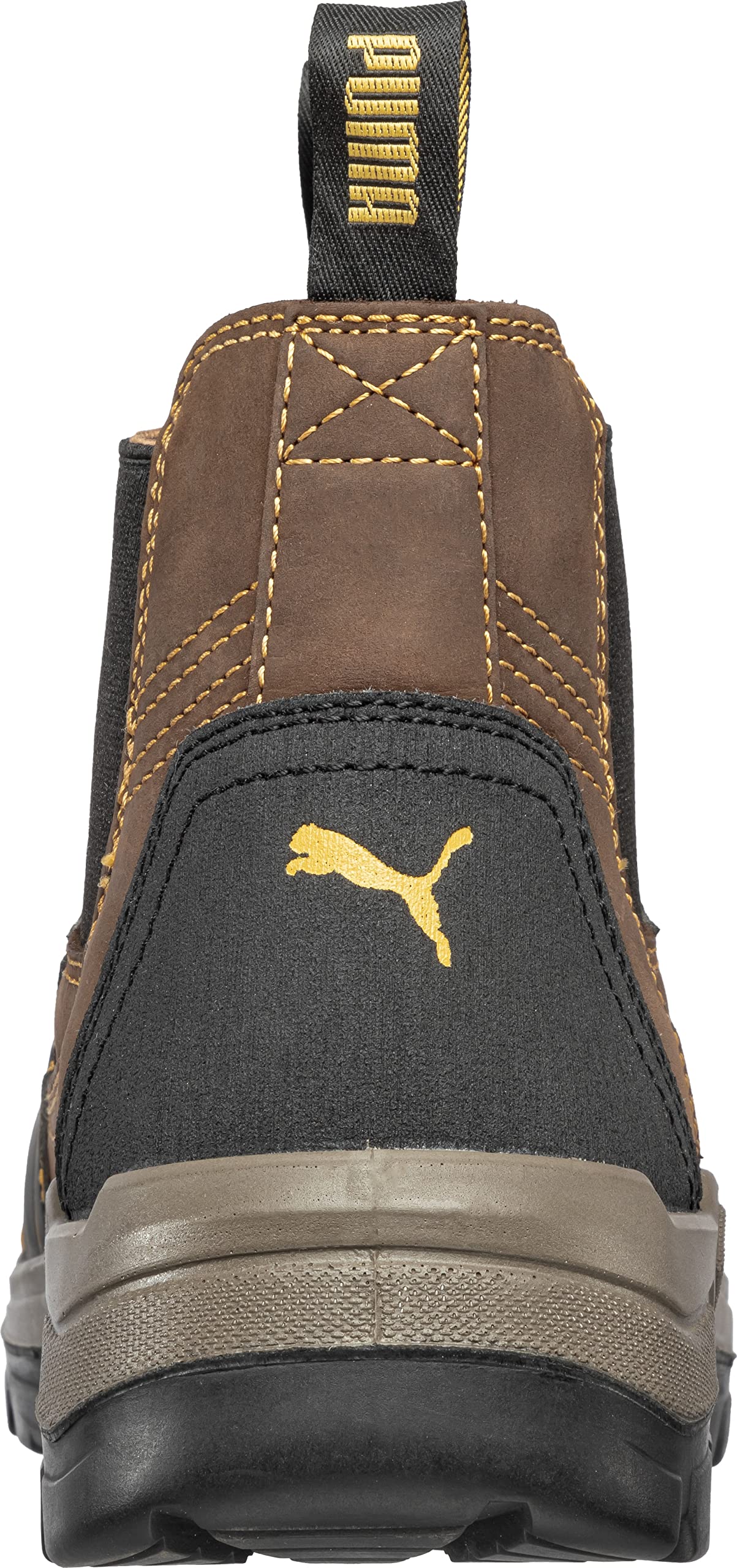 PUMA Safety Arbeitsstiefel Herren S3 TANAMI MID – Robuste Slip-On Stiefel aus Leder mit Schutzkappe – Wasserdicht & rutschhemmend für Arbeit & Outdoor