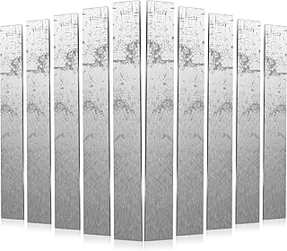 10 Pieces Knife Blanks Knife Blade Steel 12 x 1.5 x 1/8 Inch High Carbon Annealed Flat Stock Billets for Knife Making Forging 1095 Steel Flat Stock for Knife Making Supplies DIY Knife Making Tool