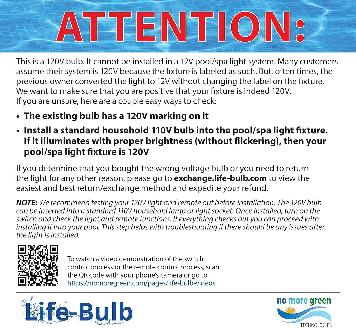 120V Color LED Pool Lights for Inground Pool, Pool Light Bulb, Fits Hayward & Pentair LED Pool Lighting & Other E26 Screw in Types, RGB, 500W Equivalent, Lifetime Replacement Program