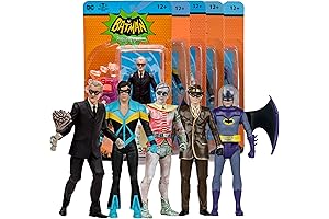 McFarlane Toys - DC Retro Batman 66, 6 Pack, 6in Scale Figures:...