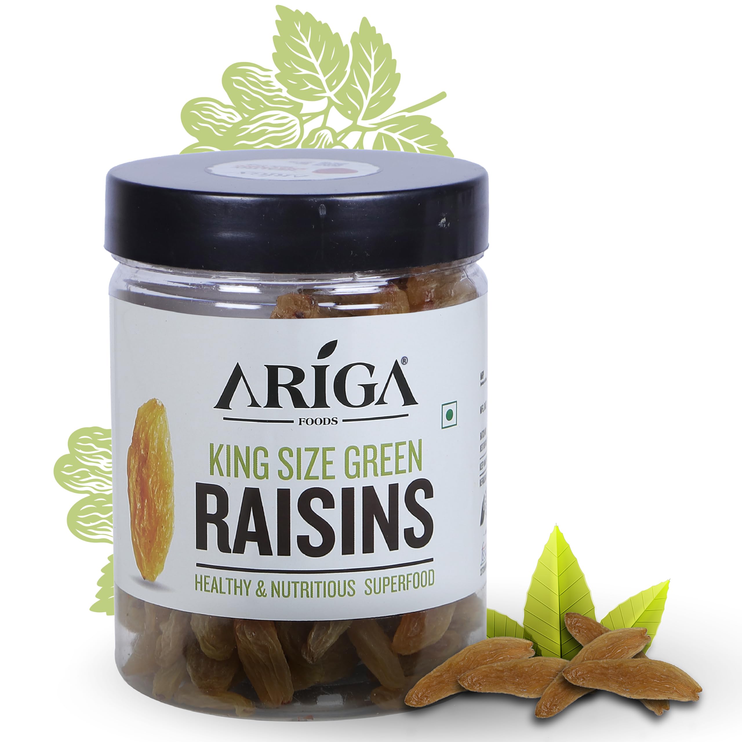 See full amazon price history chart for Ariga Foods Seedless Raisins King Size Green Kishmish | Healthy Dry Fruit in Pet Jar | Nutritious | Rich in Iron & Vitamin B | Healthy Sweet Treat For Evening Cravings 250 grams Ariga Foods Seedless Raisins King Size Green Kishmish | Healthy Dry Fruit in Pet Jar | Nutritious | Rich in Iron & Vitamin B | Healthy Sweet Treat For Evening Cravings 250 grams (B08RYRM655) Amazon Price History, Amazon Price Tracker