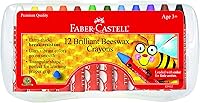 Vista 1 de Faber-Castell, Crayones de Cera de abejas en estuche de almacenamiento, Provedores de parte para niños premium, 12
