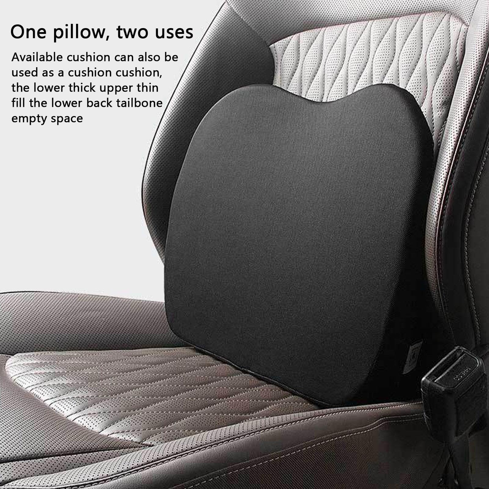 Cojín de asiento para conductor de asiento de coche, cojines de asiento de coche para personas bajas, cojín elevador de coche, cojines de asiento de coche con memoria de rebote, alivia la fatiga,