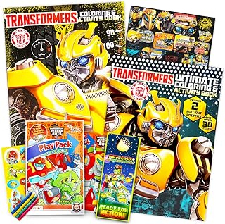 Transformers Rescue Bots Coloring and Activity Book Set With Stickers and Crayons
