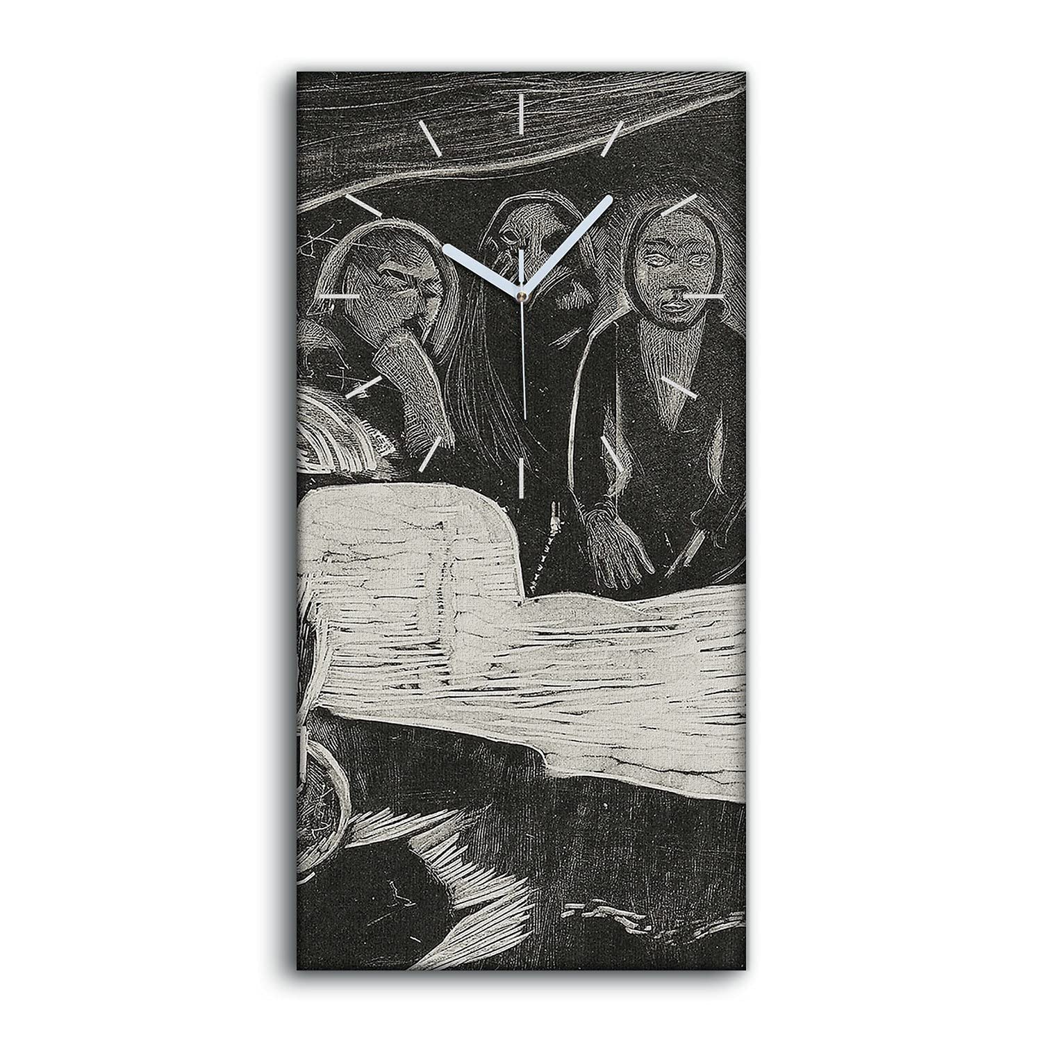 Horloge sur Toile Coloray 30x60cm Art Moderne Salon Ne Pas tic tac